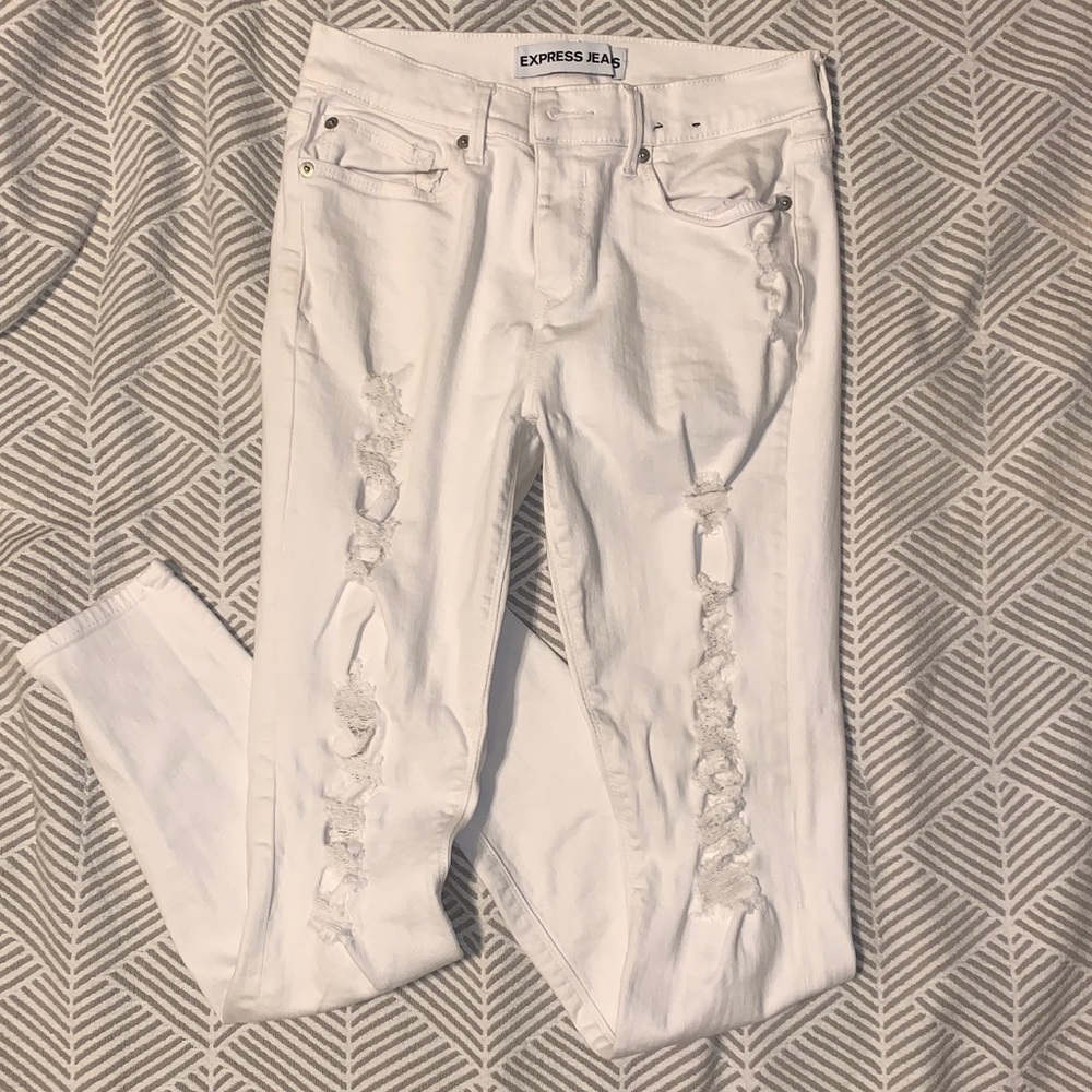 Express distressed jeans